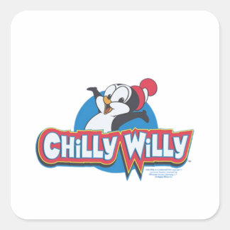 Chilly Willy – ロゴ スクエアシール