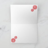 Chilmark -ペパーミント-折られたクリスマスカード シーズンカード (内部)