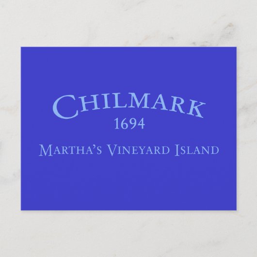 Chilmark Incorporated 1694ポストカード ポストカード (正面)