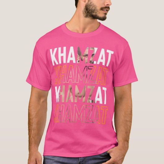Chimaev - Khamzat ChimaevとKhamzat Chimaev mma Tシャツ (正面)