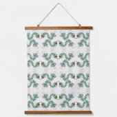 Chimera – クジャックシーホース木材トップタペストリー 吊り下げ型タペストリー (正面)