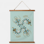 Chimera – クジャックシーホース木材トップタペストリー 吊り下げ型タペストリー (正面)