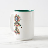 Chimera – フィッシュバードマグカップ15oz. ツートーンマグカップ (正面左)