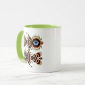 Chimera – フィッシュバードマグライトグリーン マグカップ (正面左)