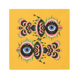 Chimera – フィッシュバード12x12メタルプリント メタルプリント