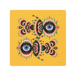 Chimera – フィッシュバード8x8メタルプリント メタルプリント