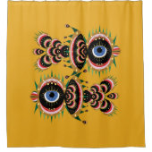 Chimera – 魚の鳥のシャワーカーテン シャワーカーテン (正面)