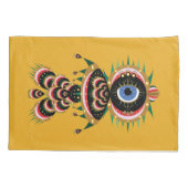 Chimera – 魚の鳥の標準的な枕カバー 枕カバー (裏面-左)