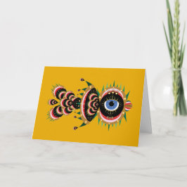 Chimera – 魚の鳥グリーティングカード ノートカード