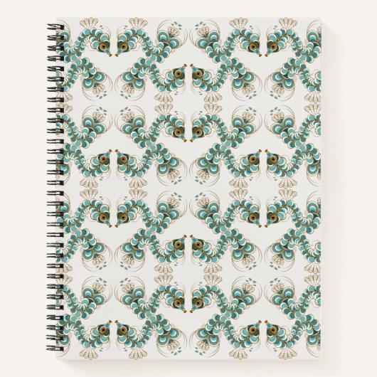 Chimera - Peacock Seahorse Notebook ノートブック (正面)