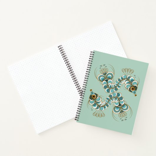 Chimera - Peacock Seahorse Notebook ノートブック (内部)