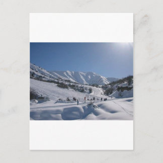 Chimganのスキー斜面 ポストカード