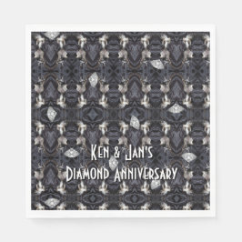 Chimigos – チワハスとダイヤモンドのアールデコ スタンダードランチョンナプキン