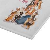 Chimigos - Crazy Chi Lady - Chihuahua  カッティングボード (角)