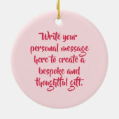 Chimigos - Crazy Chi Lady - Chihuahua  セラミックオーナメント (裏面)