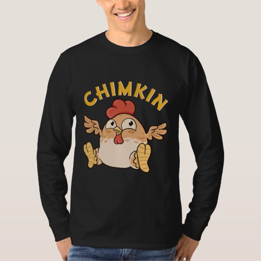 Chimkin Fat Derpy Chicken Meme Tシャツ (正面)