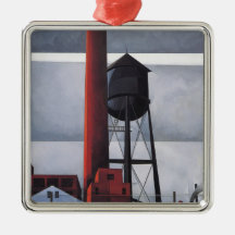 Chimney and Water Tower (by Charles Demuth)セラミ