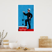 Chimney Cleaner - Matchbox Print - Aesthetic Wall ポスター (キッチン)