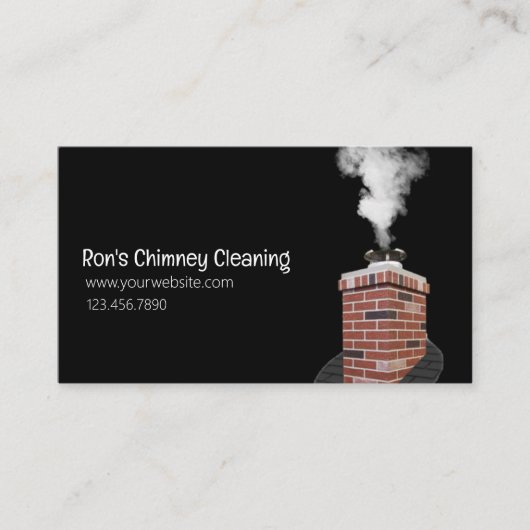 Chimney Cleaning 名刺 (正面)