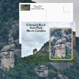 Chimney Rock州パークノースカロライナ写真 ポストカード