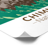 Chimney Rock National Monument Coloradoヴィンテージ ポスター (角)