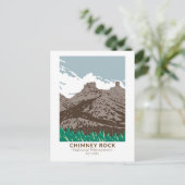 Chimney Rock National Monument Coloradoヴィンテージ ポストカード (スタンド正面)