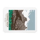 Chimney Rock National Monument Coloradoヴィンテージ マグネット (横)