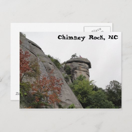 Chimney Rock, NC ポストカード (正面/裏面)