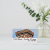 Chimney Sweepのクリーニングと修理 名刺 (スタンド正面)