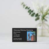 Chimney Sweepサービス 名刺 (スタンド正面)