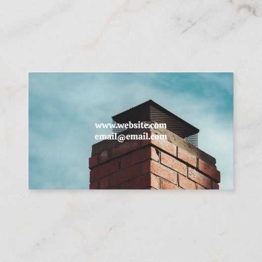 Chimney Sweep and Repair  名刺 (裏面)