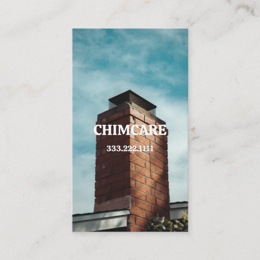 Chimney Sweep and Repair  名刺 (正面)