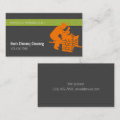 Chimney Sweep Cleaning & Repair名刺 名刺 (正面/裏面)