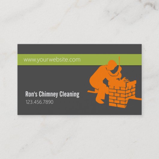 Chimney Sweep Cleaning & Repair名刺 名刺 (正面)