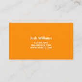 Chimney Sweep Cleaning & Repairs 名刺 (裏面)