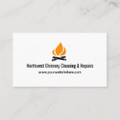 Chimney Sweep Cleaning & Repairs 名刺 (正面)