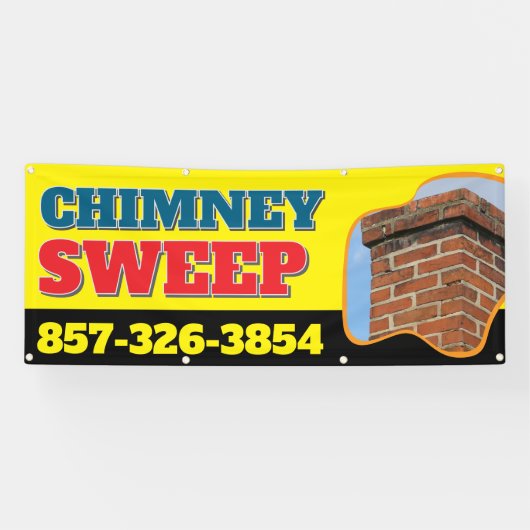 Chimney Sweep Servicesバナー 横断幕 (横)