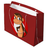 Chimpマンガ大抱き枕 ラージペーパーバッグ (裏面アングル)