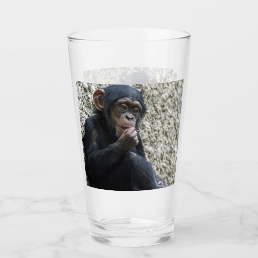 Chimpanzee 013 タンブラーグラス (正面)