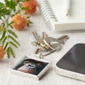 Chimpanzee Cute Monkey Save The Chimps Ape キーホルダー (側面)