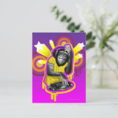 Chimpanzee DJ ポストカード (スタンド正面)