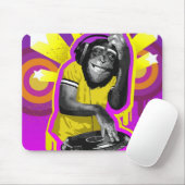 Chimpanzee DJ マウスパッド (マウス)