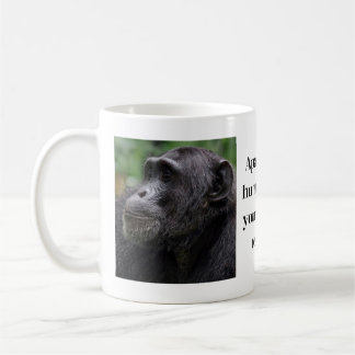Chimpanzee themed coffee mug コーヒーマグカップ