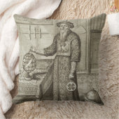 「ChinからのヨハンアダムSchallフォンBell (1591-1666年) クッション (ブランケット)