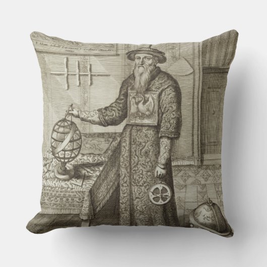 「ChinからのヨハンアダムSchallフォンBell (1591-1666年) クッション (正面)