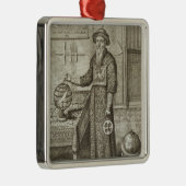 「ChinからのヨハンアダムSchallフォンBell (1591-1666年) メタルオーナメント (右)