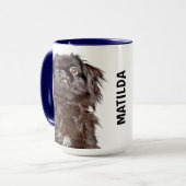 Chinパーソナ日本のライズドマグカップ マグカップ (正面左)