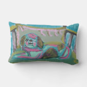 Chin幸せな犬 ランバークッション (裏面)
