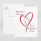 Chin日本のハート所属 ポストカード (正面/裏面)