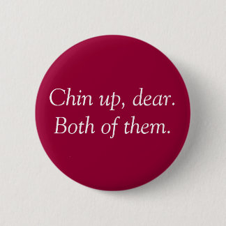 "Chin"はボタンがかかります 缶バッジ